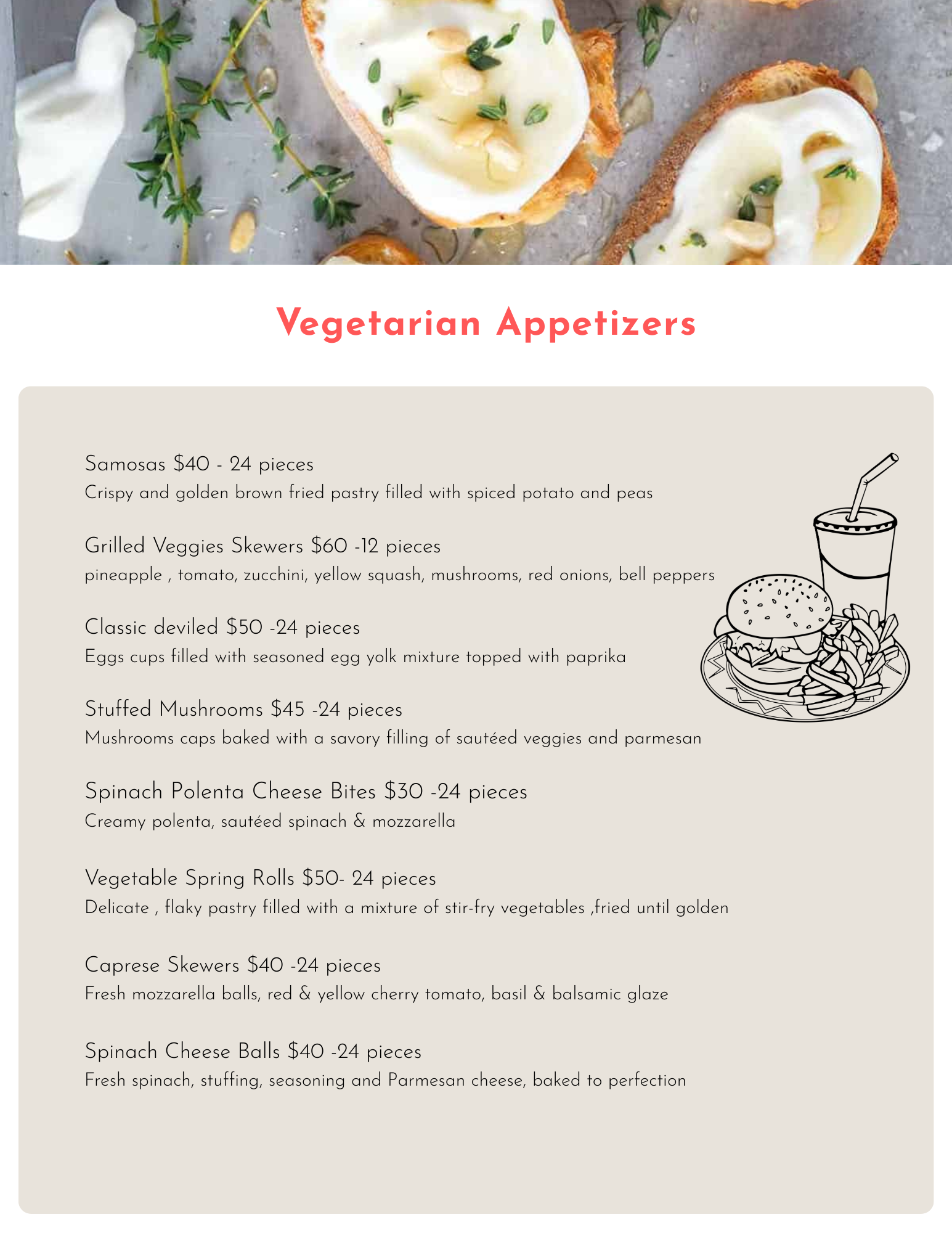 Vegetarian Appetizers