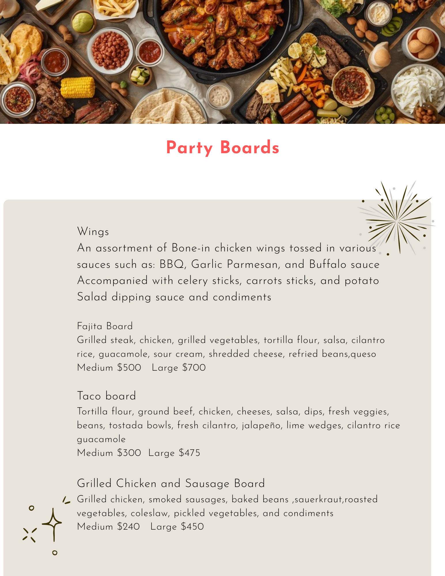 Party Boards