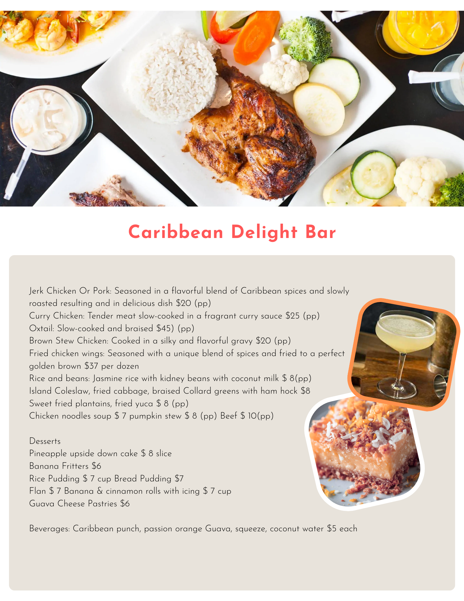 Caribbean Delight Bar
